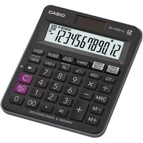 Kalkulator, biurkowy, wyświetlacz 12-cyfrowy, CASIO MJ-120